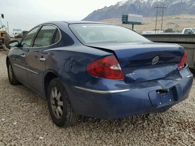 2G4WD532151301439 - 2005 BUICK LACROSSE C BLUE photo 3