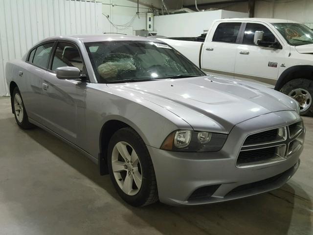 2C3CDXBG1EH102774 - 2014 DODGE CHARGER SE SILVER photo 1