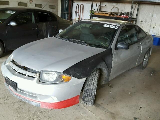 1G1JH12F847150545 - 2004 CHEVROLET CAVALIER L SILVER photo 2