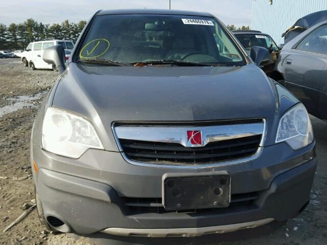 3GSCL33P78S504889 - 2008 SATURN VUE XE GRAY photo 9
