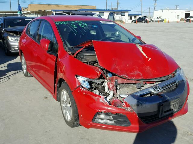 JHMZE2H75CS000654 - 2012 HONDA INSIGHT EX RED photo 1