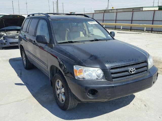 JTEEP21A650097387 - 2005 TOYOTA HIGHLANDER BLACK photo 1