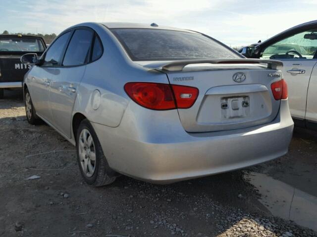 KMHDU46D68U545370 - 2008 HYUNDAI ELANTRA GL SILVER photo 3