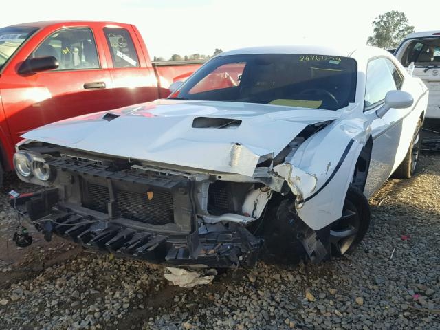 2C3CDZBG3FH804642 - 2015 DODGE CHALLENGER WHITE photo 2