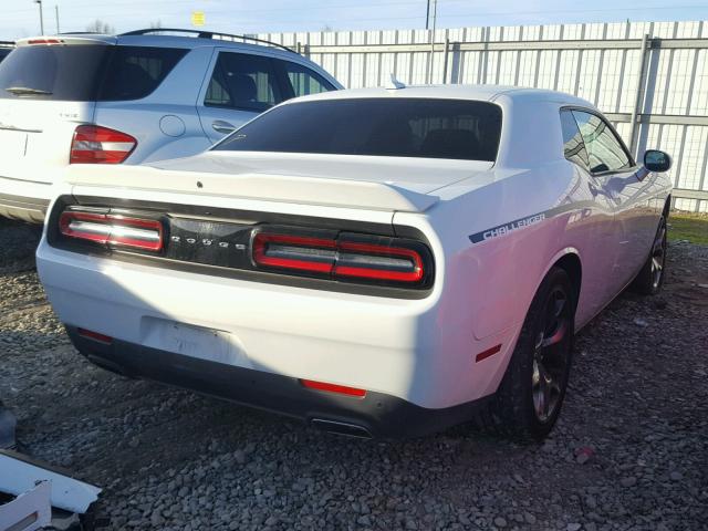 2C3CDZBG3FH804642 - 2015 DODGE CHALLENGER WHITE photo 4