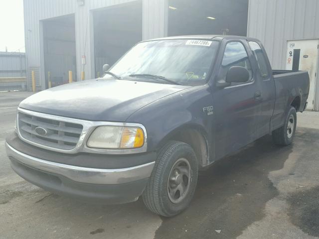 1FTRX17L3YNC10633 - 2000 FORD F150 BLUE photo 2