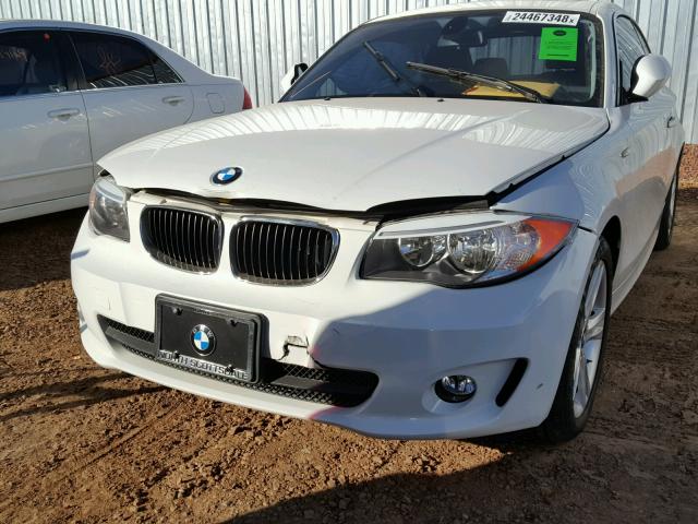 WBAUP9C59DVS95498 - 2013 BMW 128 I WHITE photo 9