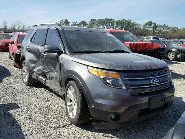 1FM5K7F87DGA54085 - 2013 FORD EXPLORER L GRAY photo 1