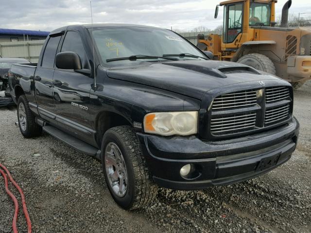 1D7HU18D94J221302 - 2004 DODGE RAM 1500 S BLACK photo 1