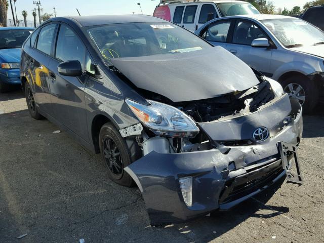 JTDKN3DU4E0366012 - 2014 TOYOTA PRIUS BLACK photo 1