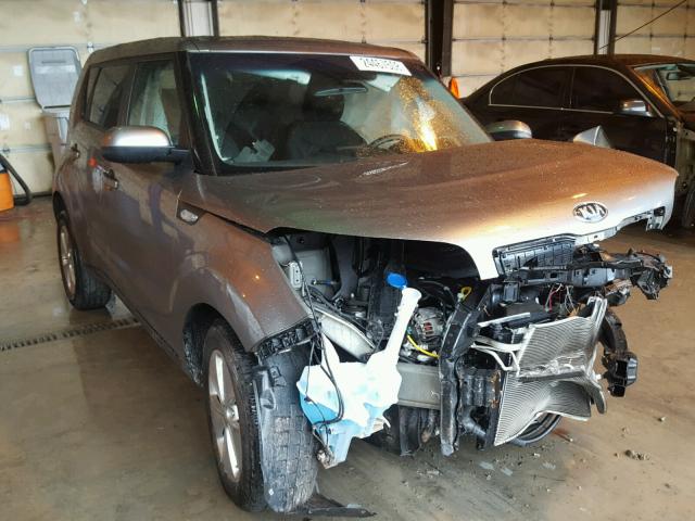 KNDJN2A26E7061269 - 2014 KIA SOUL GRAY photo 1