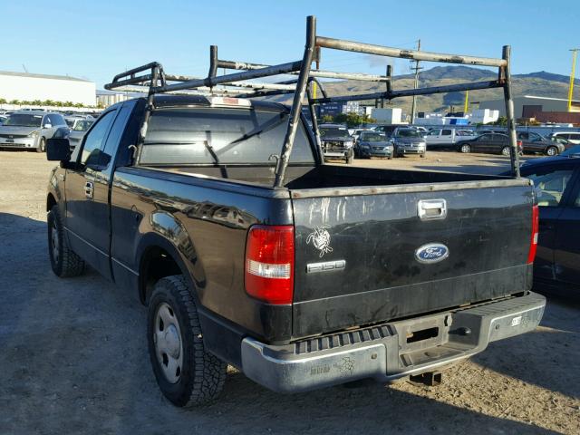 1FTRF12W94NB53885 - 2004 FORD F150 BLACK photo 3