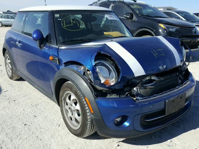 WMWSU3C52CT369089 - 2012 MINI COOPER BLUE photo 1