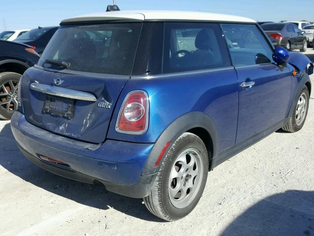 WMWSU3C52CT369089 - 2012 MINI COOPER BLUE photo 4