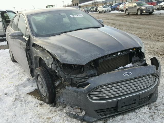 1FA6P0HD5F5116874 - 2015 FORD FUSION SE GRAY photo 1