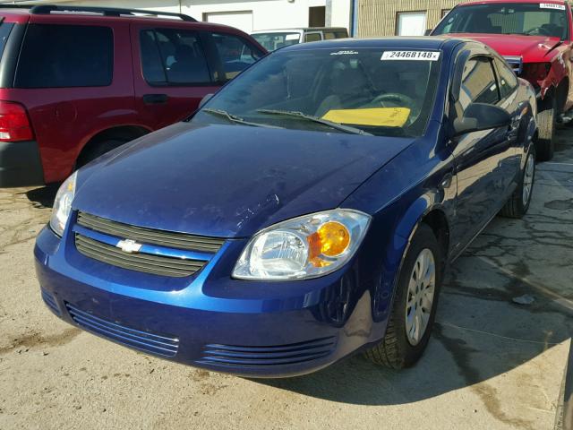 1G1AK15F667753655 - 2006 CHEVROLET COBALT LS BLUE photo 2