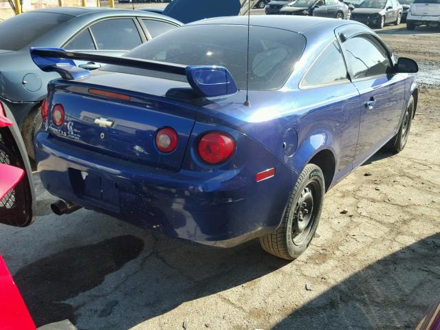 1G1AK15F667753655 - 2006 CHEVROLET COBALT LS BLUE photo 4