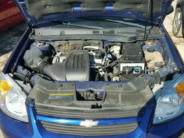 1G1AK15F667753655 - 2006 CHEVROLET COBALT LS BLUE photo 7