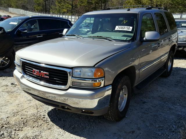 1GKEK13ZX2J326020 - 2002 GMC YUKON TAN photo 2