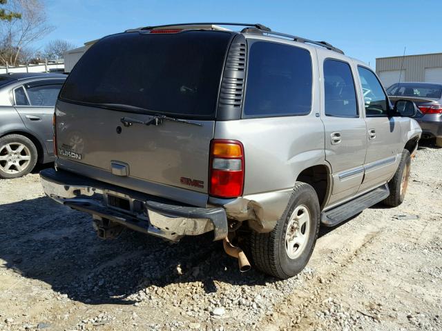 1GKEK13ZX2J326020 - 2002 GMC YUKON TAN photo 4