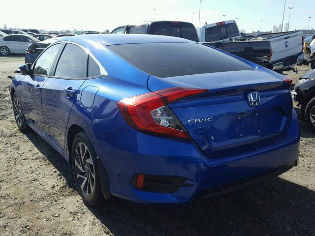 19XFC2F76GE239362 - 2016 HONDA CIVIC EX ლურჯი ფოტო 3