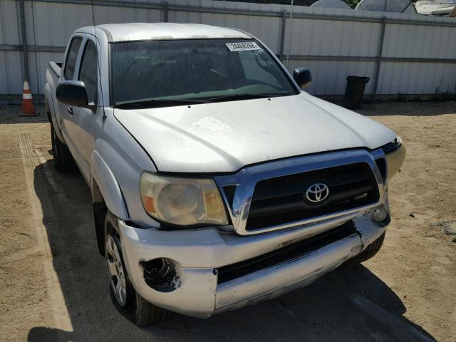 5TEJU62N26Z223606 - 2006 TOYOTA TACOMA DOU SILVER photo 1