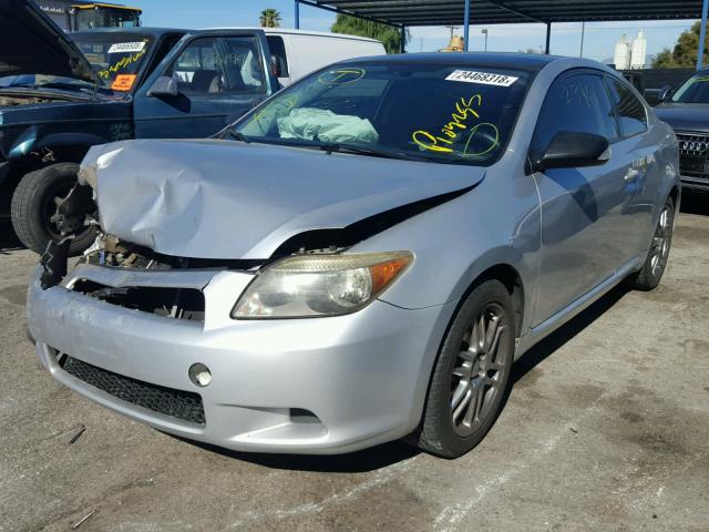 JTKDE177470192764 - 2007 TOYOTA SCION TC SILVER photo 2