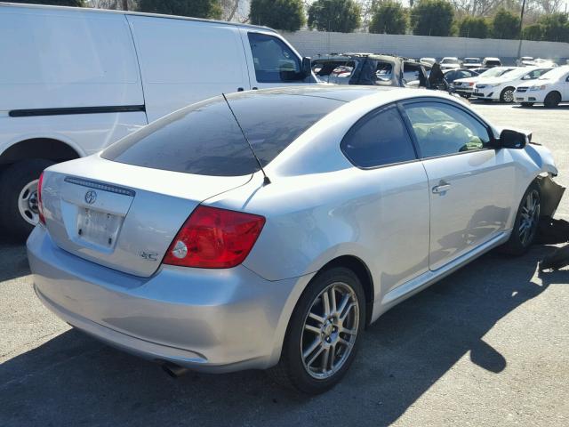 JTKDE177470192764 - 2007 TOYOTA SCION TC SILVER photo 4