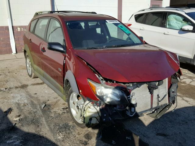 5Y2SL62844Z438401 - 2004 PONTIAC VIBE RED photo 1