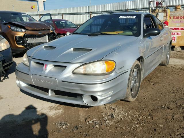 1G2NW12E53C157890 - 2003 PONTIAC GRAND AM G SILVER photo 2