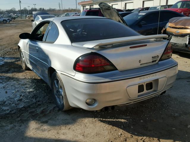 1G2NW12E53C157890 - 2003 PONTIAC GRAND AM G SILVER photo 3