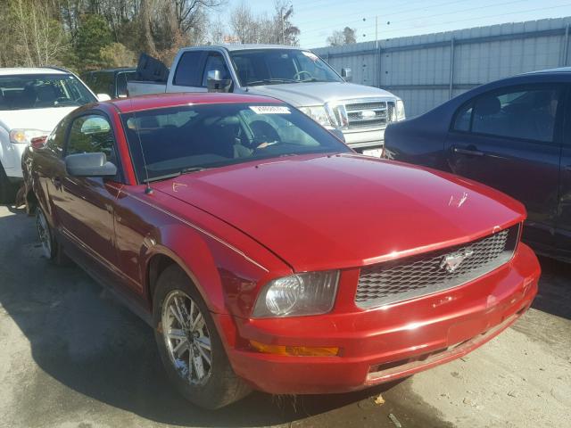 1ZVHT80N085191791 - 2008 FORD MUSTANG RED photo 1