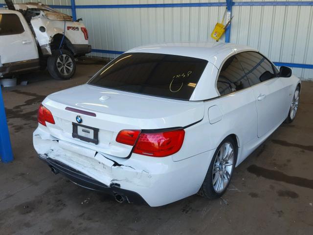 WBADX7C55BE581317 - 2011 BMW 335 I WHITE photo 4