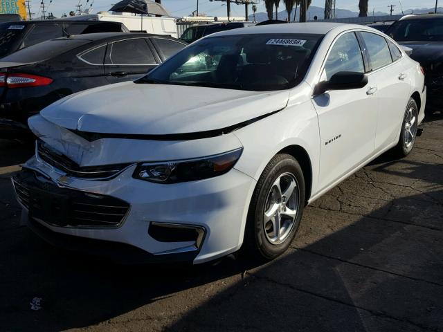 1G1ZB5ST0HF241693 - 2017 CHEVROLET MALIBU LS თეთრი ფოტო 2