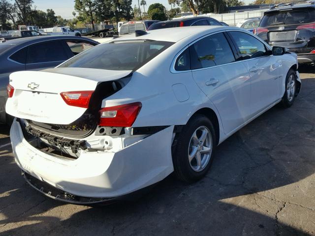 1G1ZB5ST0HF241693 - 2017 CHEVROLET MALIBU LS თეთრი ფოტო 4