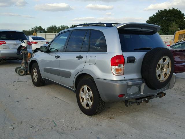 JTEGH20VX20061322 - 2002 TOYOTA RAV4 SILVER photo 3