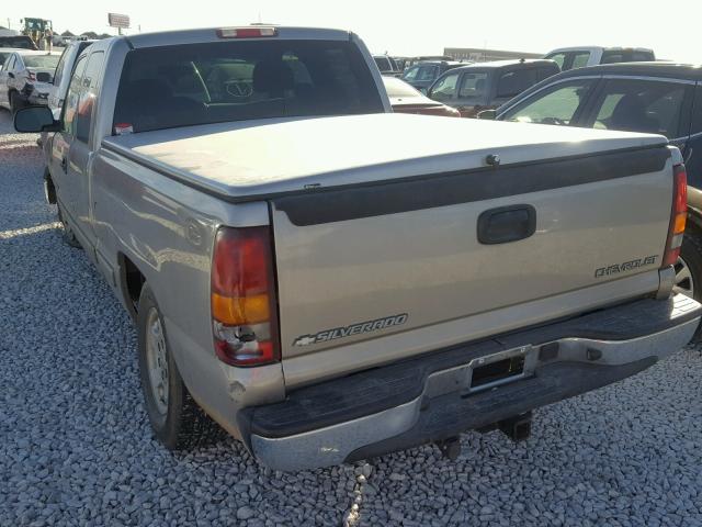 2GCEC19T721352001 - 2002 CHEVROLET SILVERADO TAN photo 3