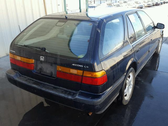 1HGCB9854MA024072 - 1991 HONDA ACCORD LX BLUE photo 4