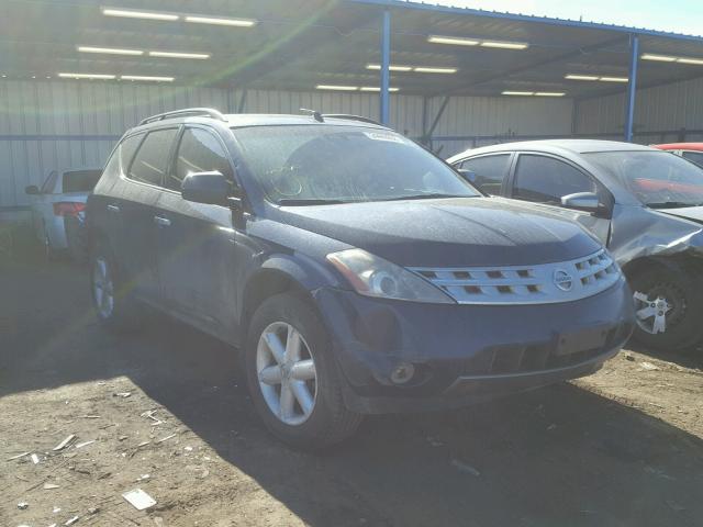 JN8AZ08WX5W401552 - 2005 NISSAN MURANO SL BLUE photo 1