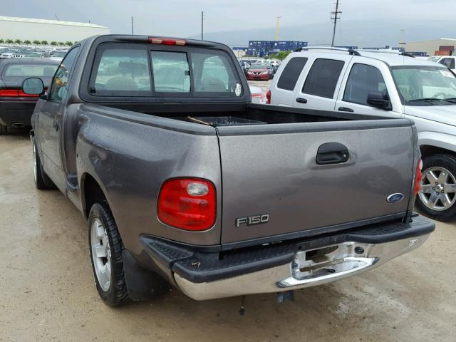 1FTRF07203KA58664 - 2003 FORD F150 GRAY photo 3