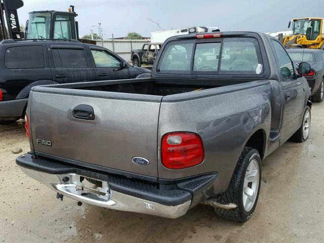 1FTRF07203KA58664 - 2003 FORD F150 GRAY photo 4