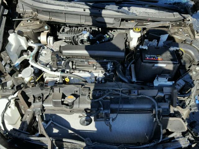 KNMAT2MT5GP676523 - 2016 NISSAN ROGUE S GRAY photo 7