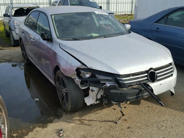 1VWAP7A32CC078295 - 2012 VOLKSWAGEN PASSAT S SILVER photo 1