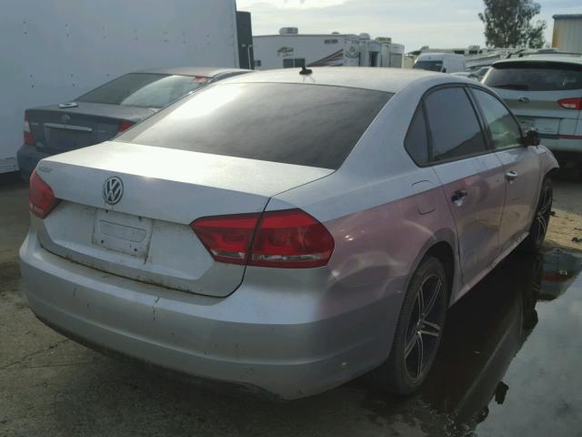 1VWAP7A32CC078295 - 2012 VOLKSWAGEN PASSAT S SILVER photo 4