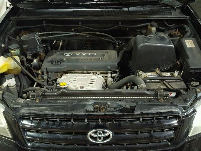 JTEHD21A130021885 - 2003 TOYOTA HIGHLANDER BLACK photo 7