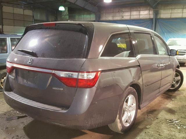 5FNRL5H97CB116851 - 2012 HONDA ODYSSEY TO GRAY photo 4