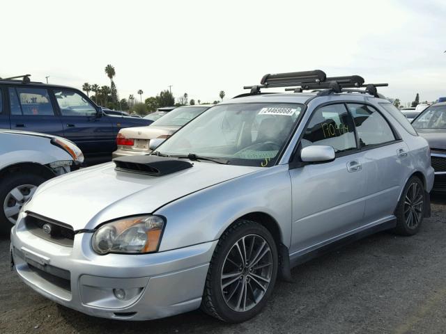 JF1GG29614G812441 - 2004 SUBARU IMPREZA WR SILVER photo 2