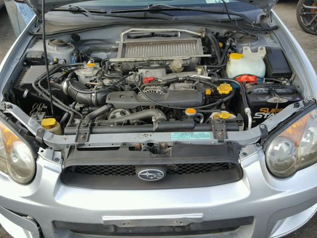 JF1GG29614G812441 - 2004 SUBARU IMPREZA WR SILVER photo 7