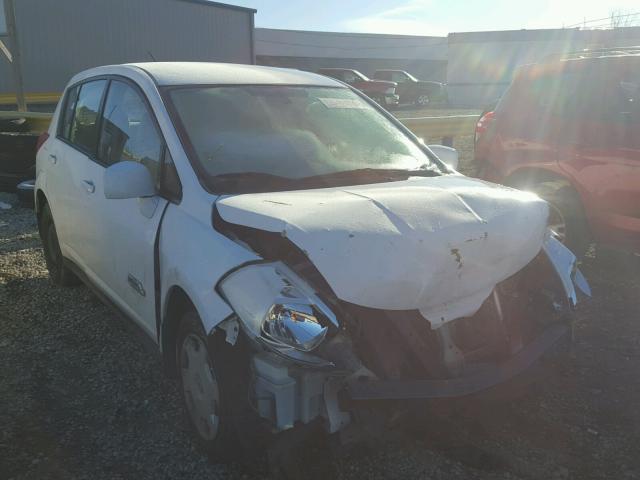 3N1BC13E49L501294 - 2009 NISSAN VERSA S WHITE photo 1