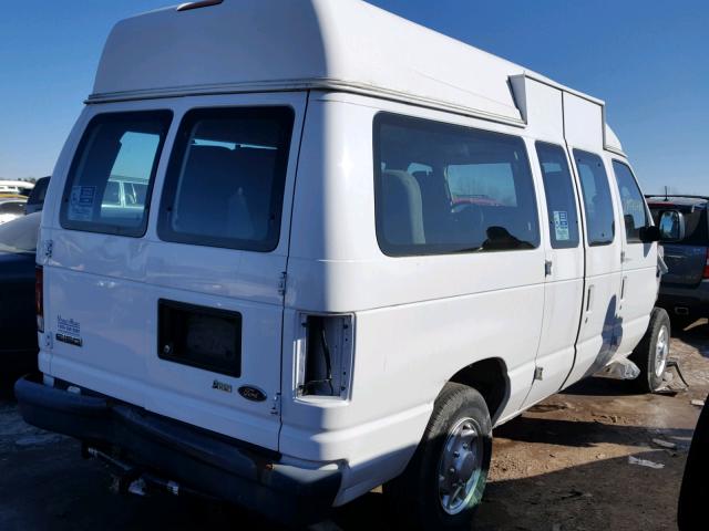 1FTNE1EL5ADA72256 - 2010 FORD ECONOLINE WHITE photo 4